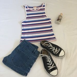 women’s striped tank top